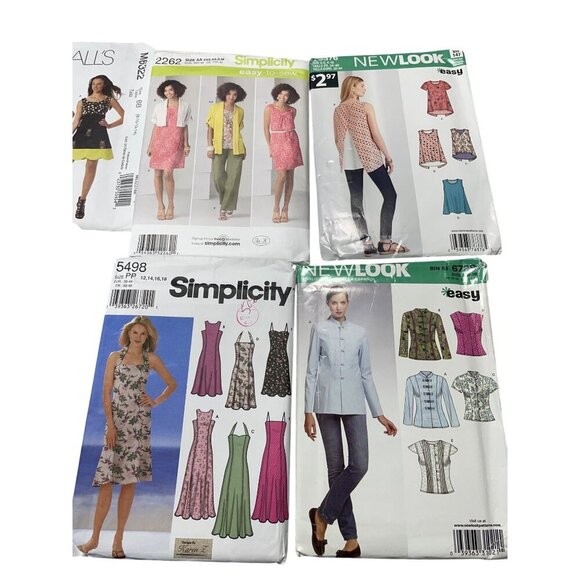 Sewing Pattern Lot of 8 Misses Sizes 6-14 UNCUT FF - Picture 3 of 3